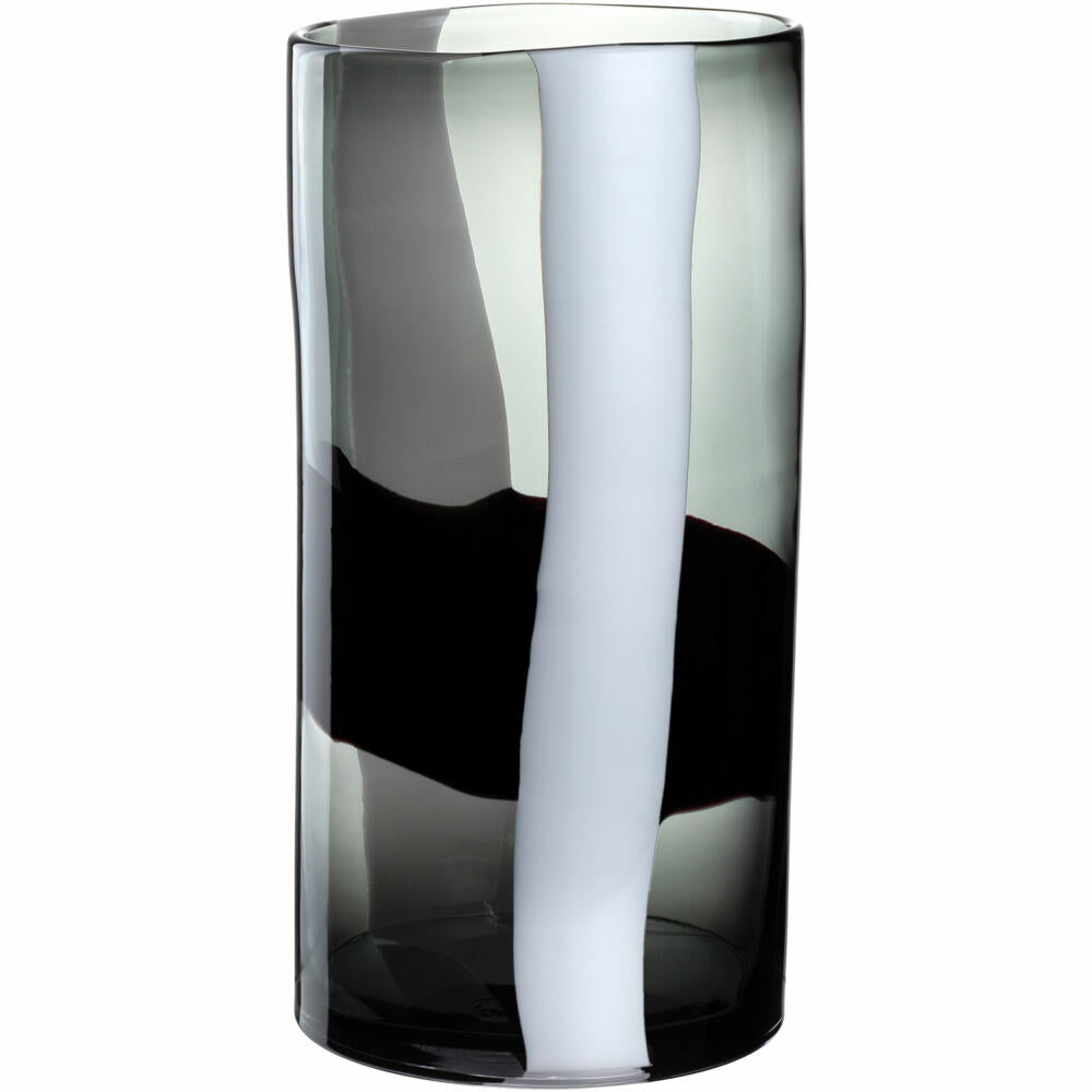 Leonardo Vase Banda Nera, Blumenvase, Dekovase, Glasvase, H 40 cm, 047518