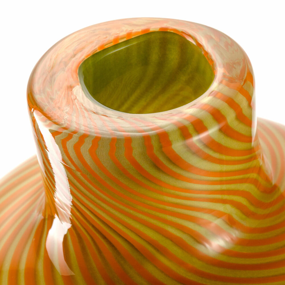 Leonardo Vase Filo Colori, Blumenvase, Dekovase, Tischvase, Glasvase, Glas, Gelb, H 32 cm, 047516