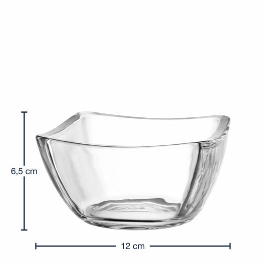 Leonardo Schale Piazza, Schüssel, Desserschale, Snackschale, Salatschale, Glas, 12 cm, 024407