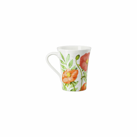 Hutschenreuther Henkelbecher Nora Wild Flowers - Anemone, Bone China, Mehrfarbig, 400 ml, 02048-727467-15505
