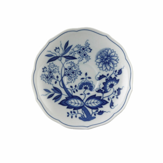 Hutschenreuther Blau Zwiebelmuster Untertasse für Teetasse, Porzellan, 14 cm, 14641