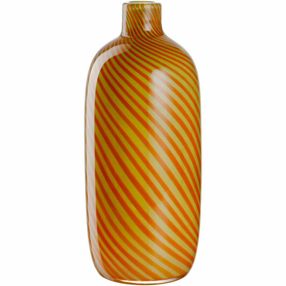 Leonardo Vase Filo Colori, Blumenvase, Dekovase, Tischvase, Glasvase, Glas, Gelb, H 32 cm, 047516