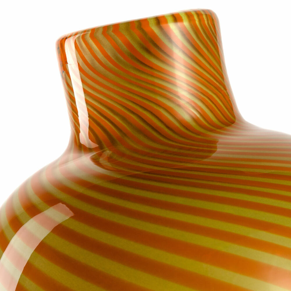 Leonardo Vase Filo Colori, Blumenvase, Dekovase, Tischvase, Glasvase, Glas, Gelb, H 32 cm, 047516