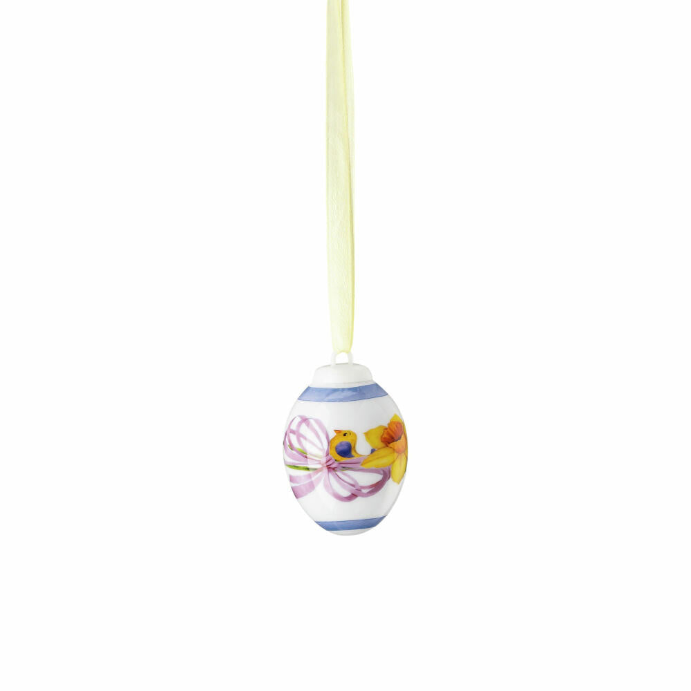 Hutschenreuther Deko-Mini-Ei Frühlingswiese - Narzisse Orange, Porzellan, Mehrfarbig, 5.2 cm, 02254-723596-27956