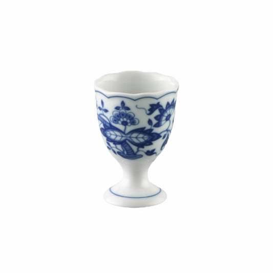 Hutschenreuther Blau Zwiebelmuster Eierbecher, Eierhalter, Porzellan, 15520