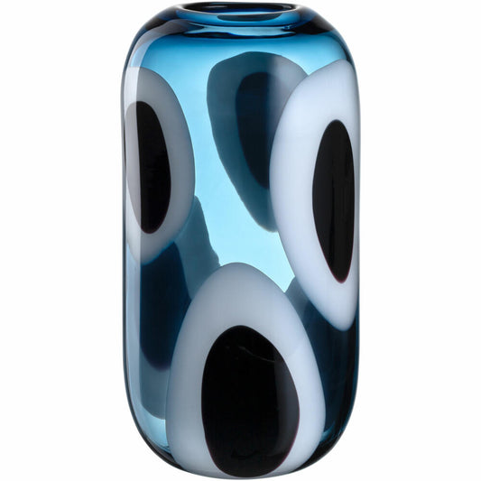 Leonardo Vase Occhi Blu, Blumenvase, Dekovase, Glasvase, Glas, H 32.5 cm, 047510