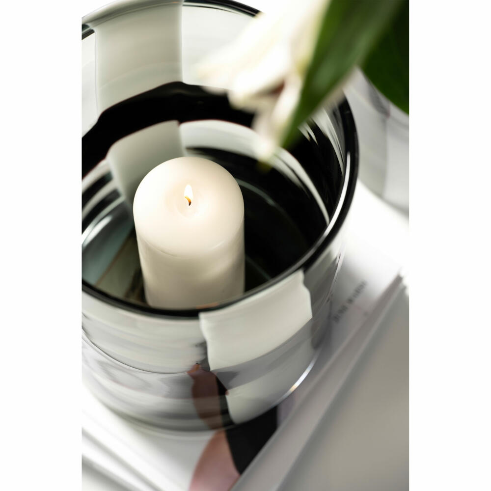 Leonardo Vase Banda Nera, Blumenvase, Dekovase, Glasvase, H 26 cm, 047517