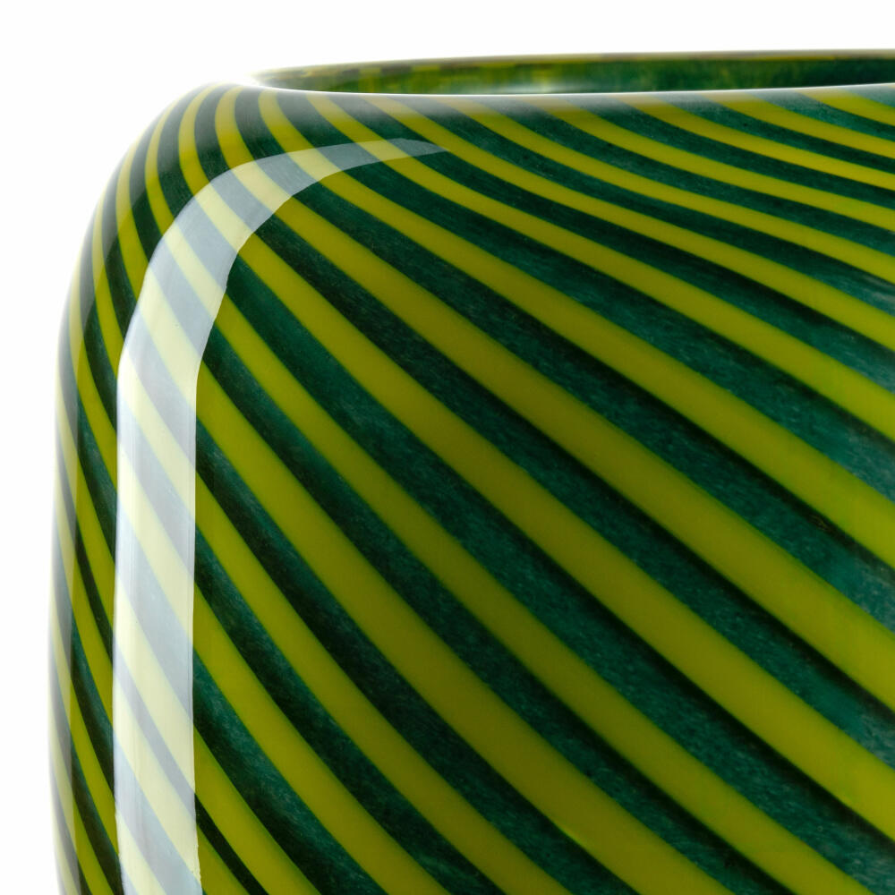 Leonardo Vase Filo Colori, Blumenvase, Dekovase, Tischvase, Glasvase, Glas, Grün, H 9.5 cm, 047512