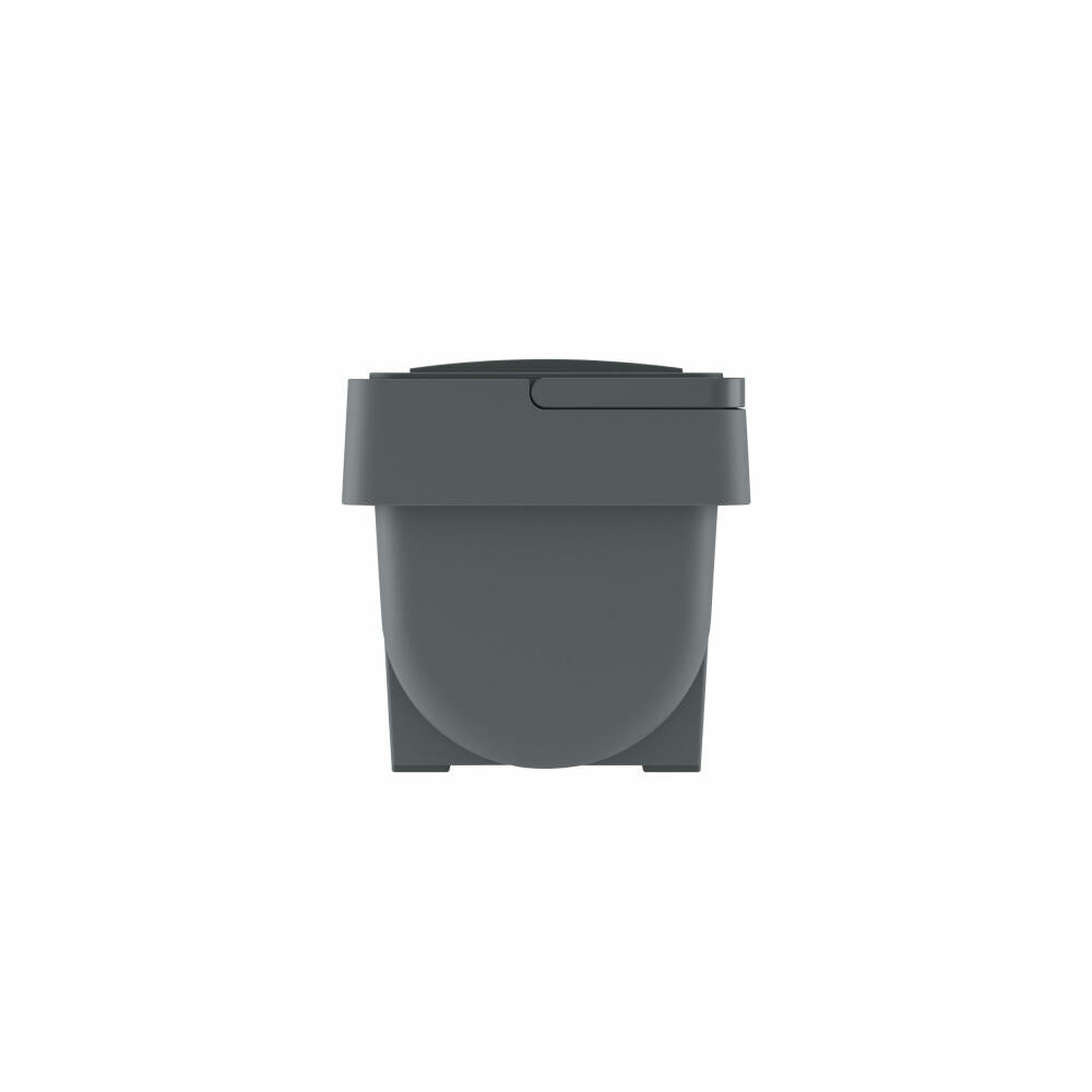 Hailo Öko Mini, trash can, waste bin, compost bin, storage container, plastic, anthracite, 4 L, 0430-010