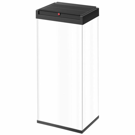 Hailo Big-Box Swing XL trash can, large-capacity trash can, waste bin, sheet steel, white, 52 L, 0860-231