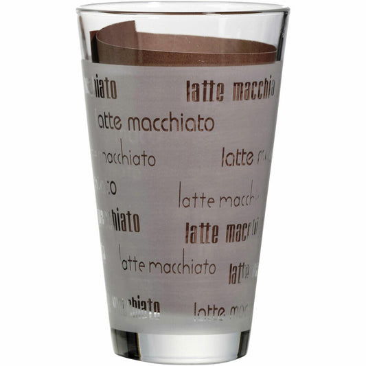 Ritzenhoff & Breker Chicco Kaffeebecher Latte-Macchiato, Kaffee Becher, Kaffeeglas, Glas, 300 ml, 609769