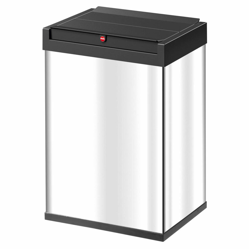 Hailo Big-Box Swing L trash can, large-capacity trash can, waste bin, stainless steel, aluminum, 35 L, 0840-111