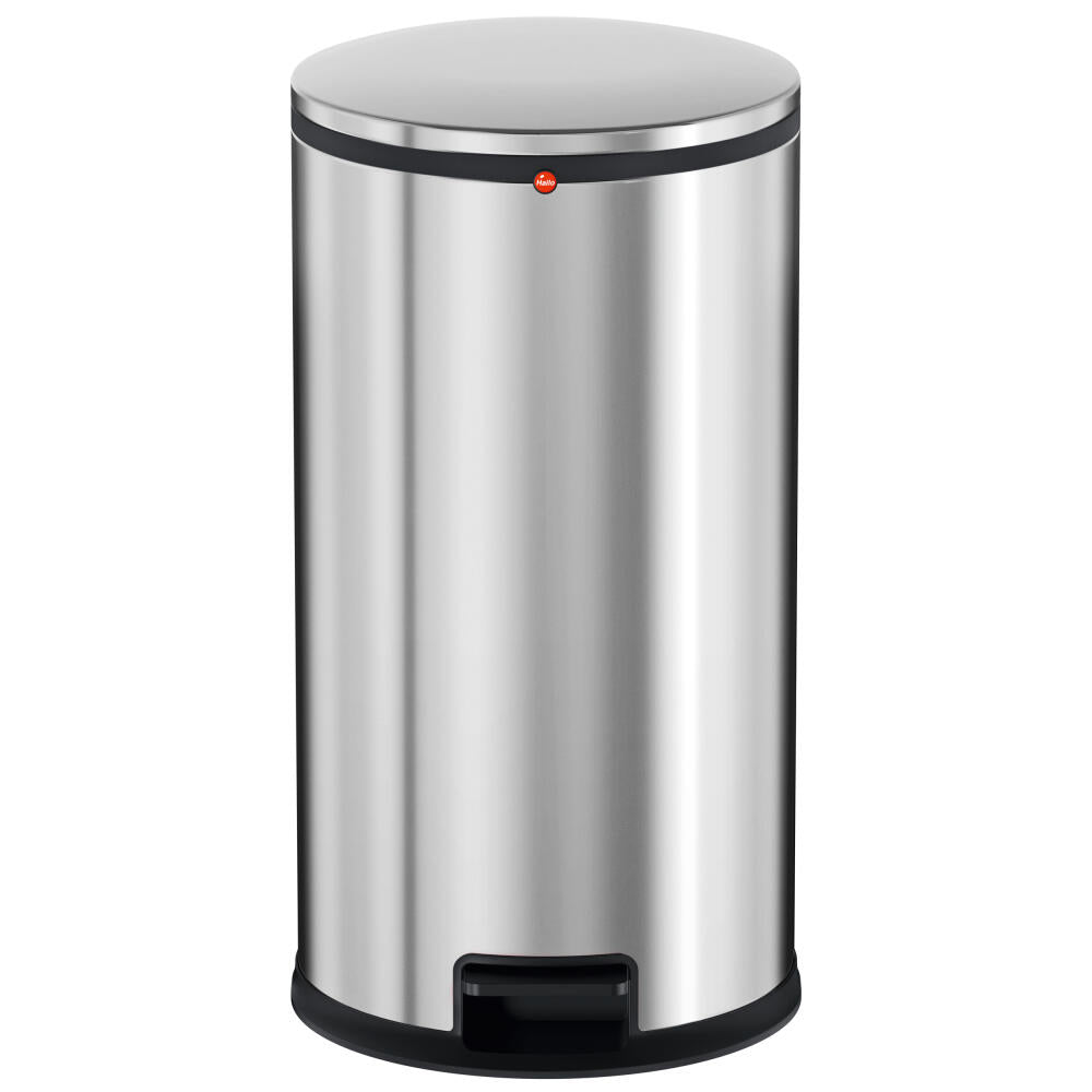 Hailo pedal bin Pure L, trash can, stainless steel, silver, 20 L, 0530-011