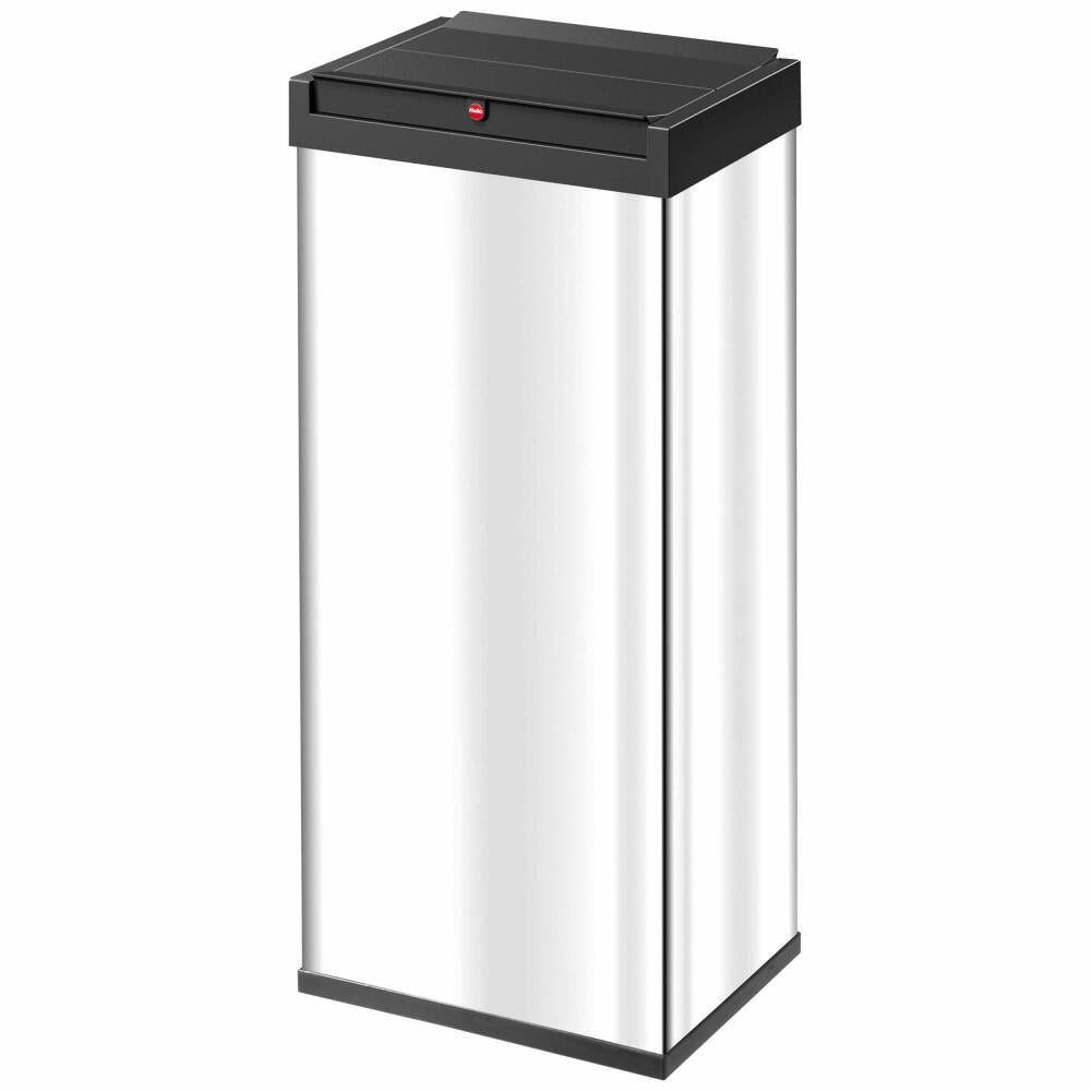 Hailo Big-Box Swing XL trash can, large-capacity trash can, waste bin, stainless steel, aluminum, 52 L, 0860-211