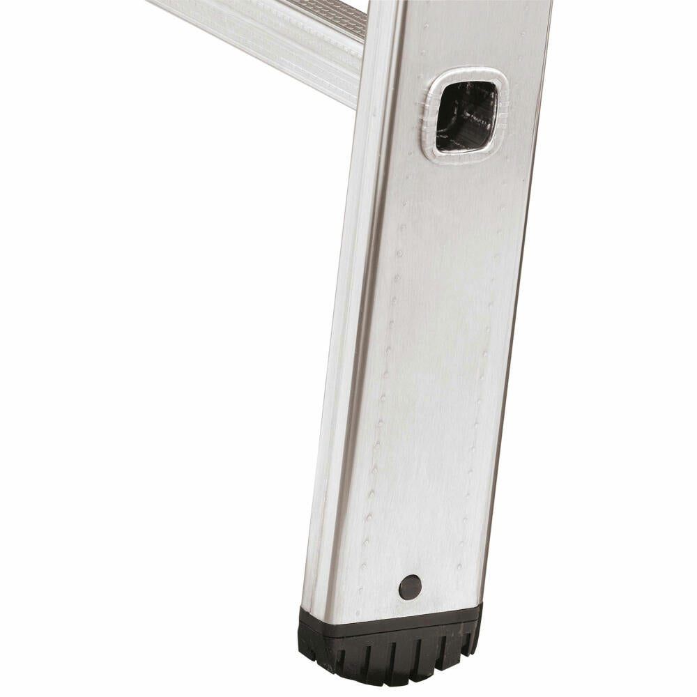 Hailo leaning ladder S60 ProfiStep uno, rung ladder, ladder, aluminum, silver, 6 rungs, 7106-007