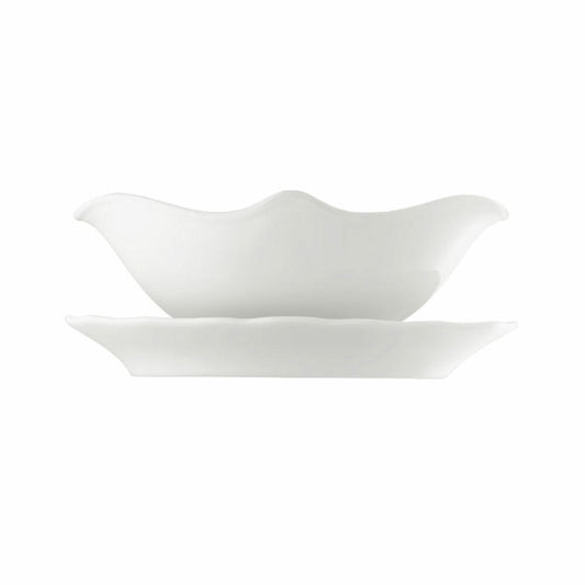 Hutschenreuther Maria Theresia Platte, Servierplatte, Oval, Porzellan, Weiß, Spülmaschinenfest, Länge: 35 cm, 12735