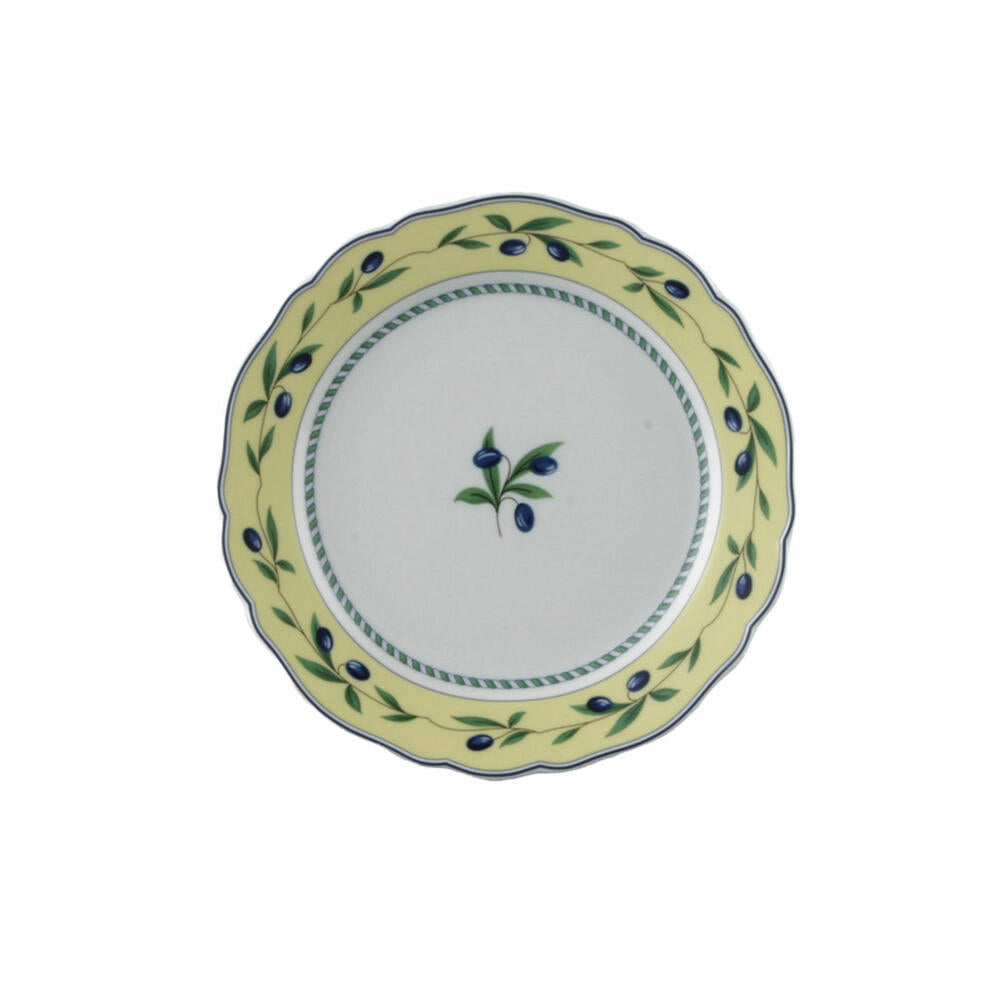 Hutschenreuther Maria Theresia Frühstücksteller mit Fahne, Medley Valdemossa, Porzellan, 19 cm, 10019