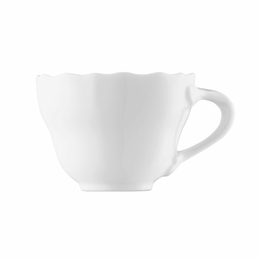 Hutschenreuther Maria Theresia Espresso- / Mokkatasse, Obertasse, Porzellan, Weiß, Spülmachinenfest, 100 ml, 14722