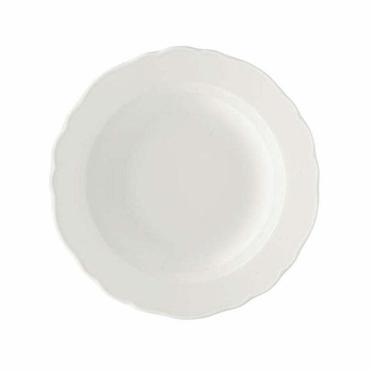 Hutschenreuther Maria Theresia soup plate, with flag, plate, porcelain, white, dishwasher safe, Ø 21 cm, 10121