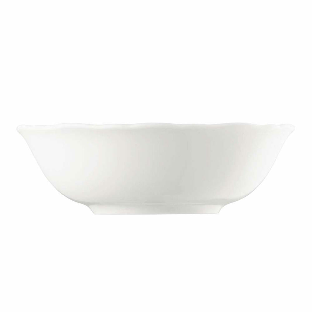 Hutschenreuther Maria Theresia Dessertschale, Schale, Rund, Porzellan, Weiß, Spülmaschinenfest, Ø 16 cm, 490 ml, 10516