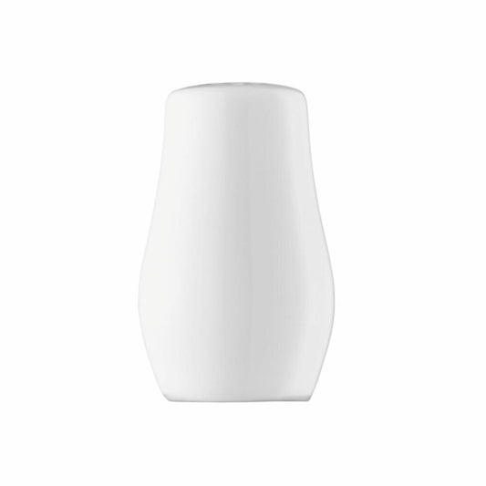 Hutschenreuther Maria Theresia salt shaker, spice shaker, porcelain, white, dishwasher safe, 15030