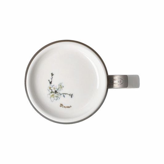 Goebel Teetasse mit Deckel und Sieb Vincent van Gogh - Mandelbaum Blau, Artis Orbis, Fine Bone China, Bunt, 450 ml, 67072011