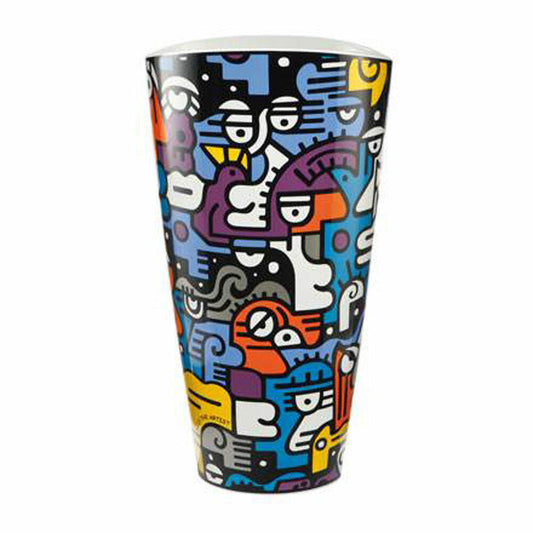 Goebel Casual Conversation - Vase Pop Art Billy the Artist Colorful Porcelain 67080361