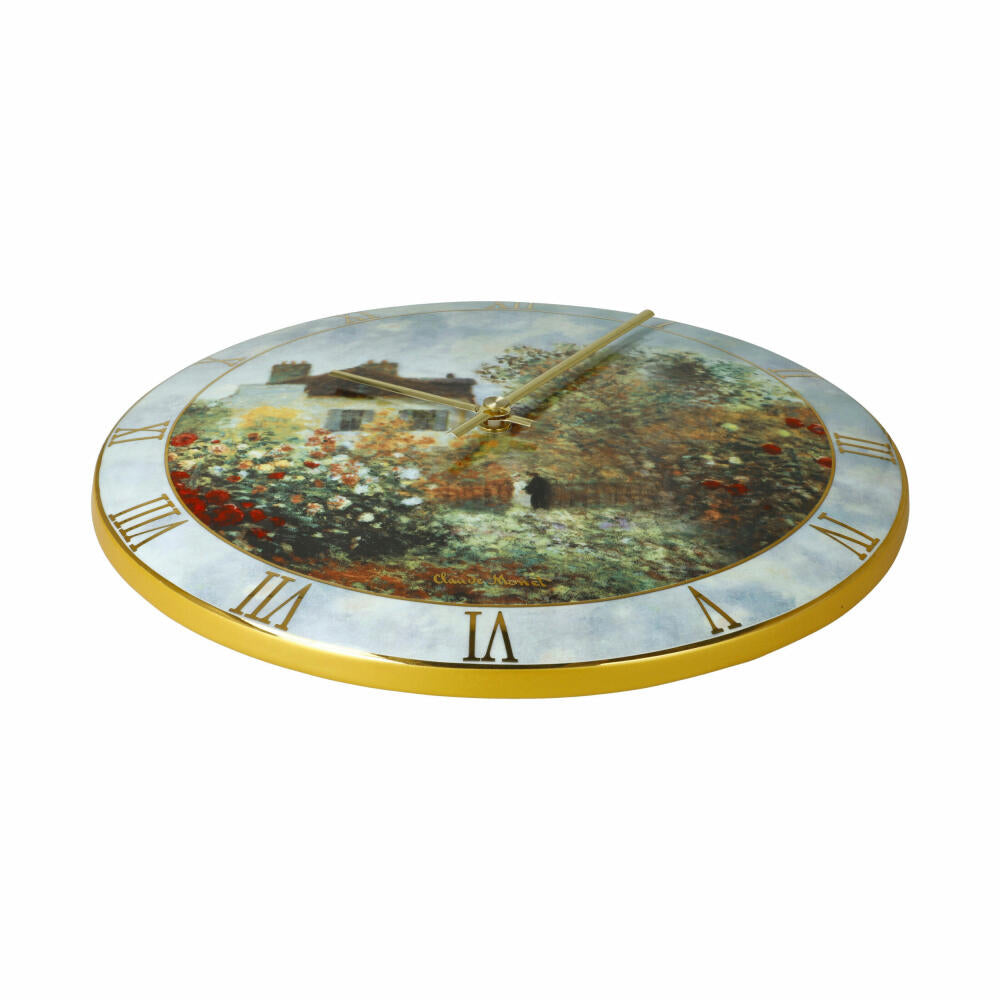 Goebel Wanduhr Claude Monet - Das Künstlerhaus, Artis Orbis, Porzellan, Bunt, 31 cm, 67069041