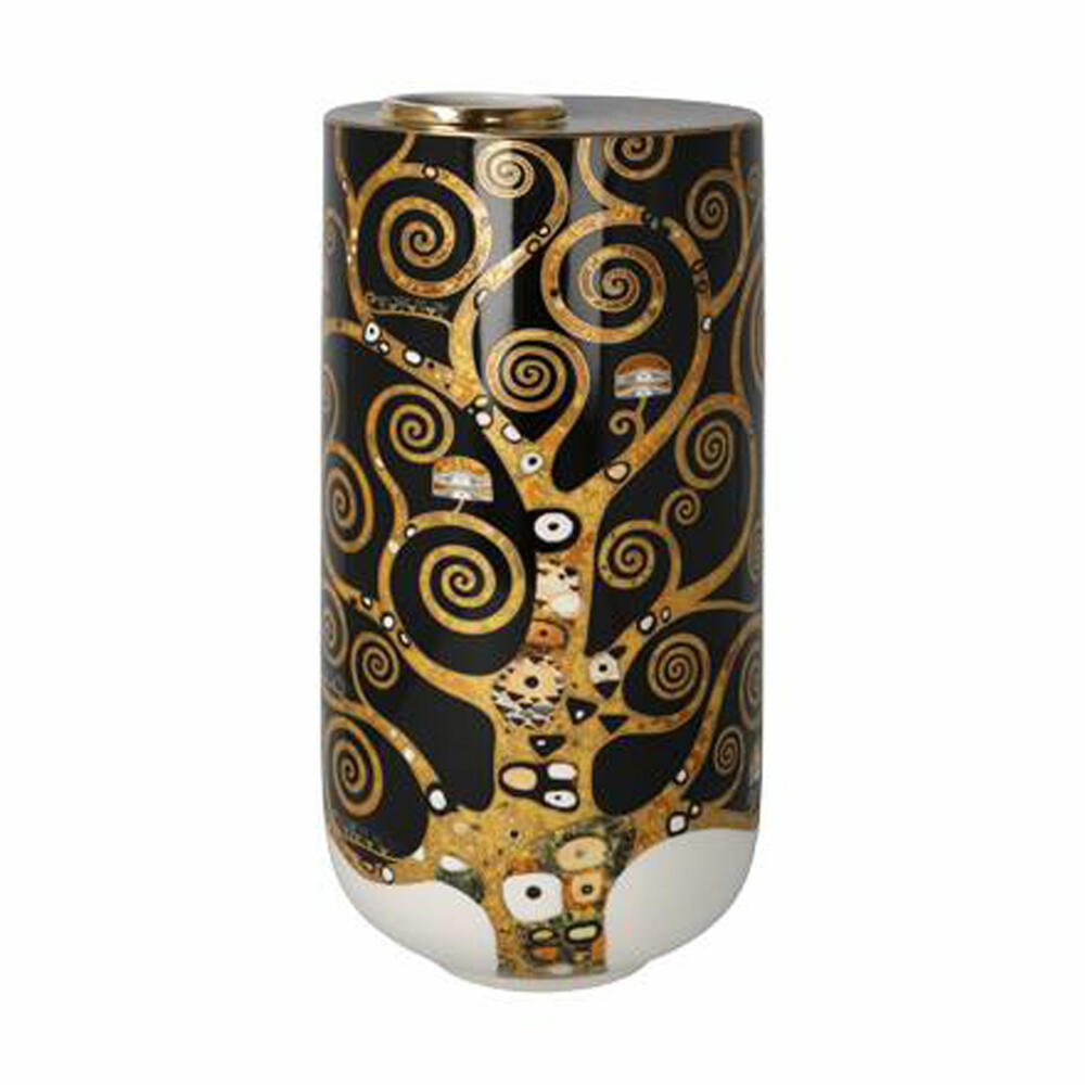 Goebel Vase Gustav Klimt - Tree of Life, flower vase, decorative vase, porcelain, H 25.5 cm, 67062981