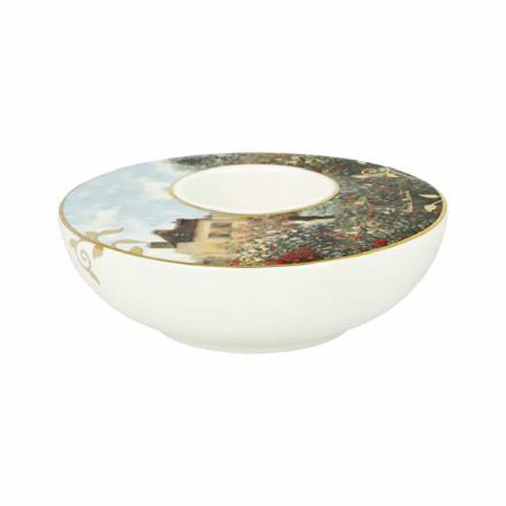 Goebel Candle Holder Claude Monet - The Artist's House, Tealight Holder, Porcelain, 67062781