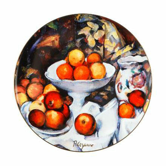 Goebel Still Life I - Wall Plate Artis Orbis Paul Cezanne Colored Porcelain 67110081