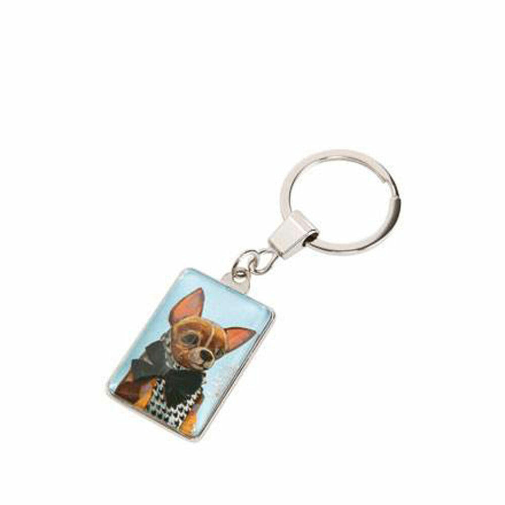 Goebel Dog - Keyring Artis Orbis Trish Biddle Colorful Metal Combo 67140121