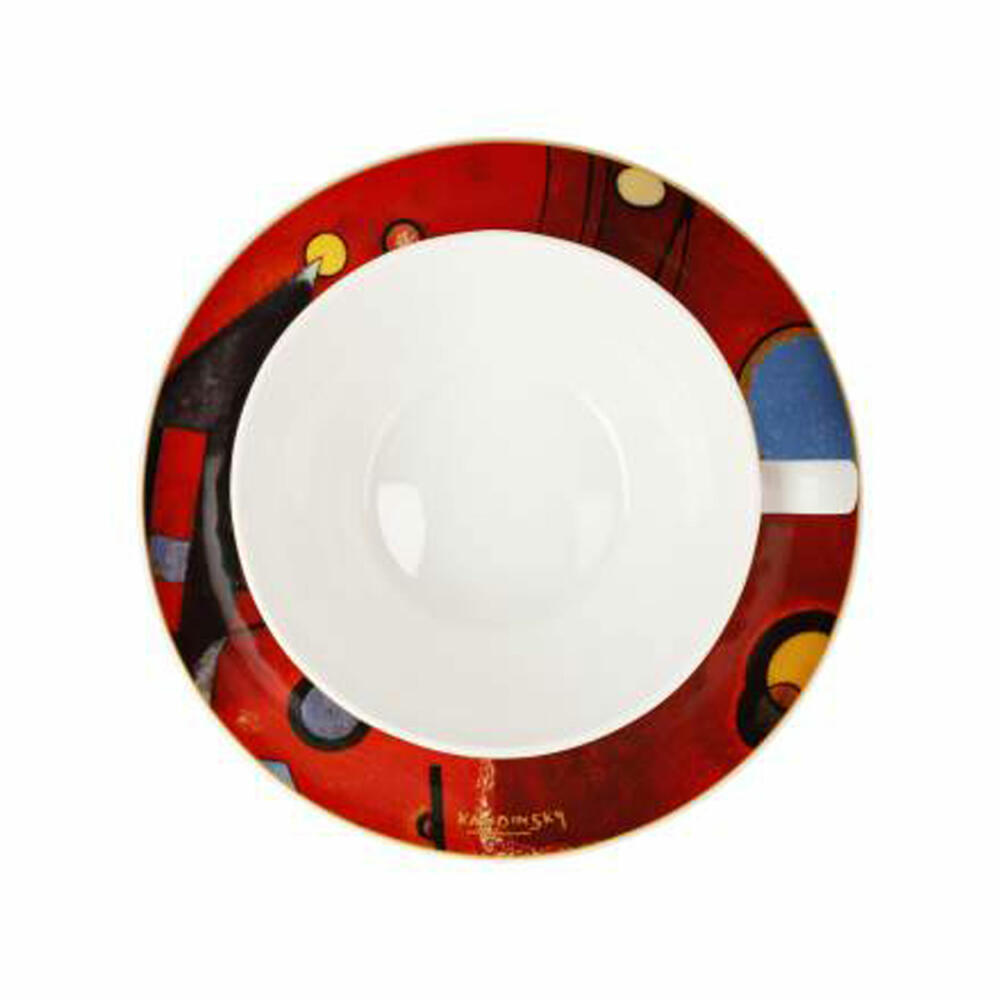 Goebel Milk Coffee Cup Kandinsky - Heavy Red, Cup, Coffee Cup, Tea Cup, Fine Bone China, 67075031