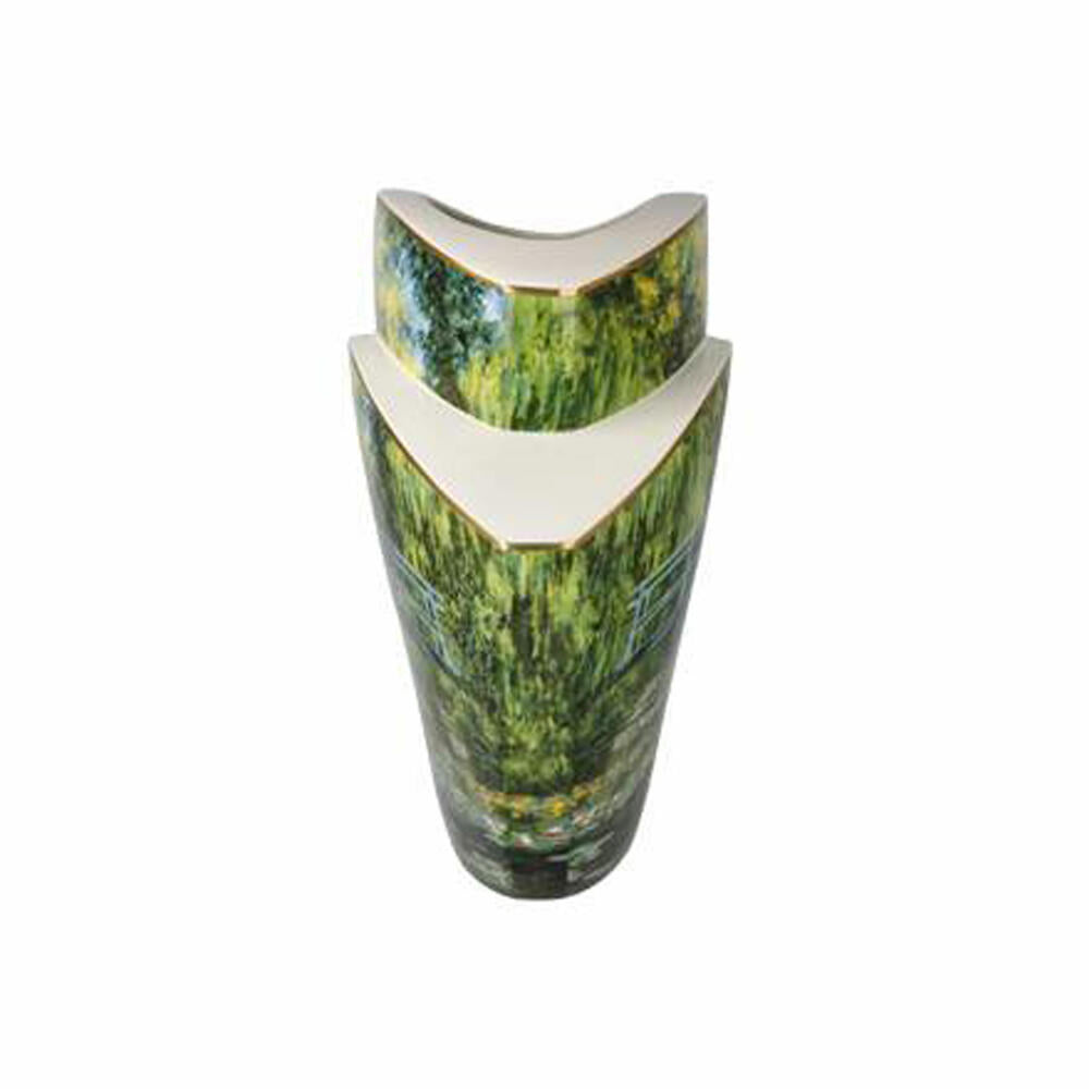 Goebel Vase Monet - Japanese Bridge, flower vase, decorative vase, porcelain, H 29 cm, 67063151