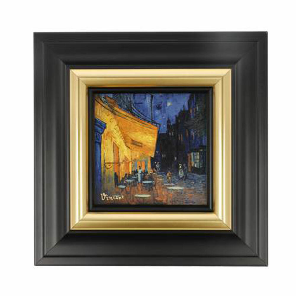 Goebel Wall Picture Vincent van Gogh - Café at Night, Decorative Picture, Wall Picture, Porcelain, 67075061