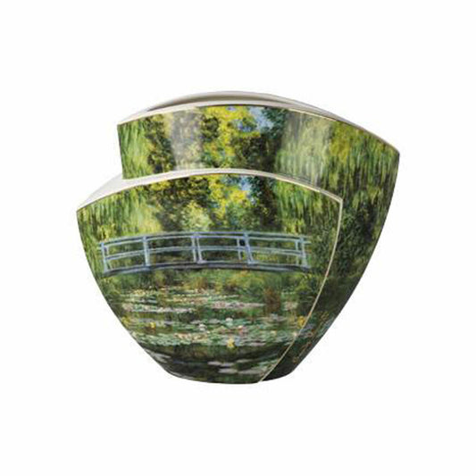 Goebel Vase Monet - Japanese Bridge, Flower Vase, Decorative Vase, Porcelain, H 20 cm, 67063141