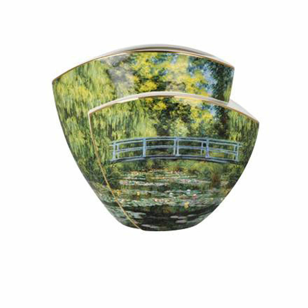 Goebel Vase Monet - Japanese Bridge, flower vase, decorative vase, porcelain, H 29 cm, 67063151