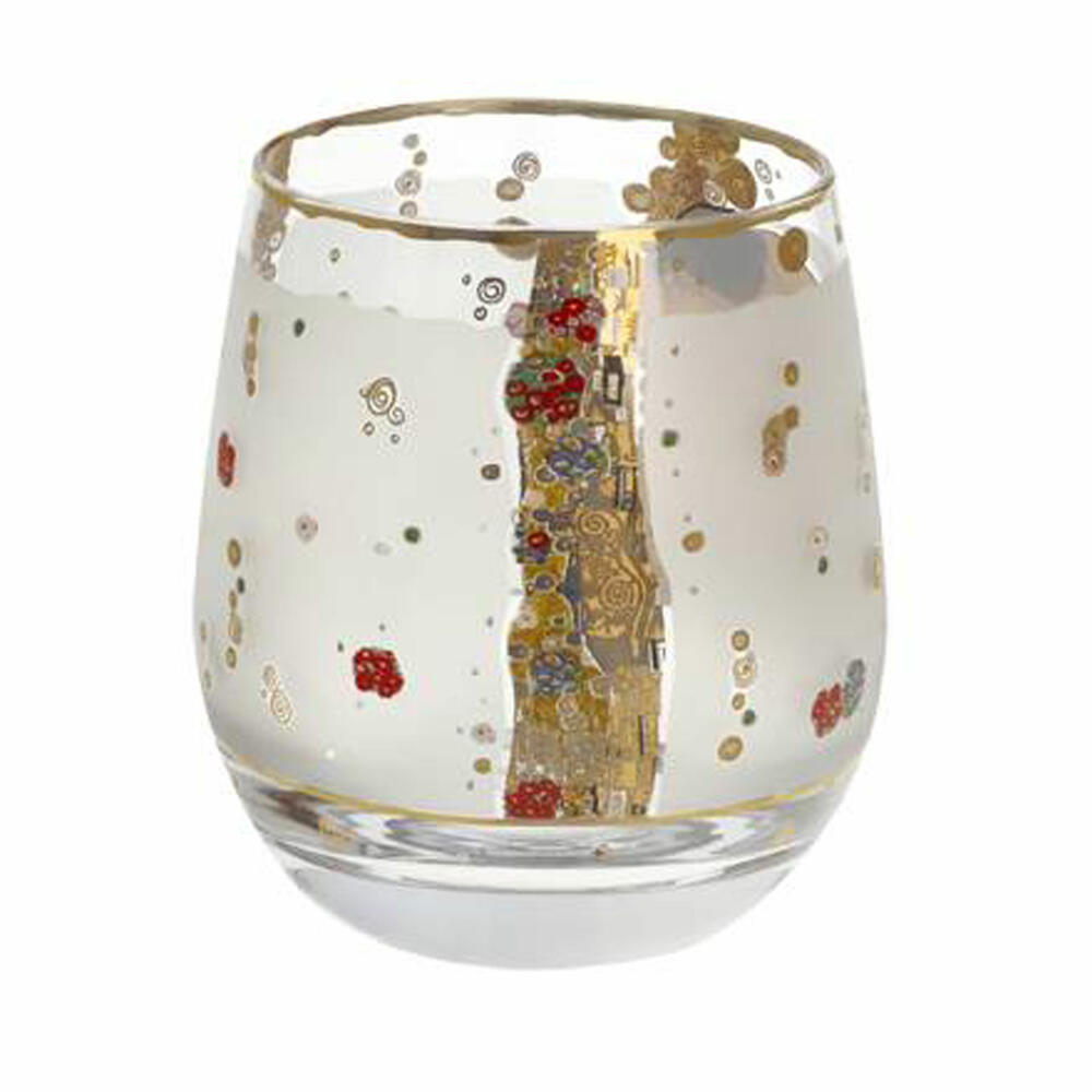 Goebel Windlicht Gustav Klimt - The Kiss, Tealight Holder, Candle Holder, Glass, 67062811