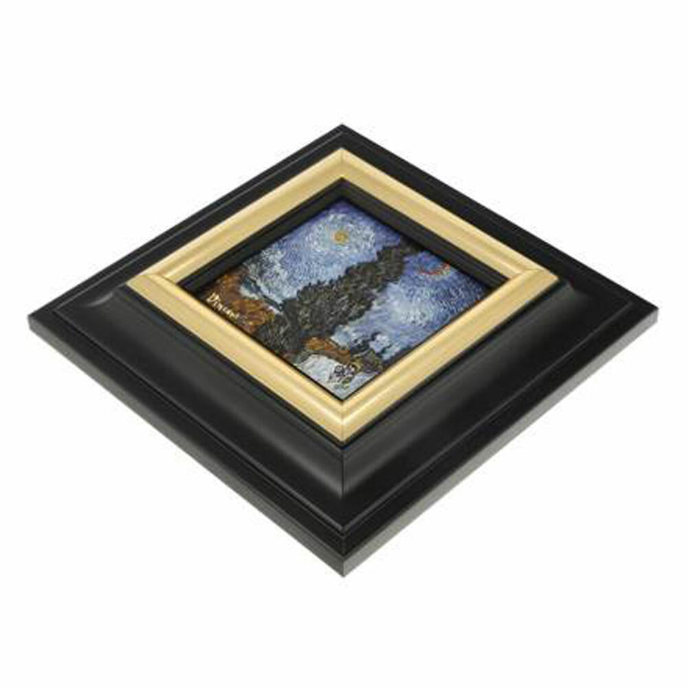 Goebel Wall Picture Van Gogh - Country Road at Night, Decorative Picture, Wall Picture, Porcelain, 67075081