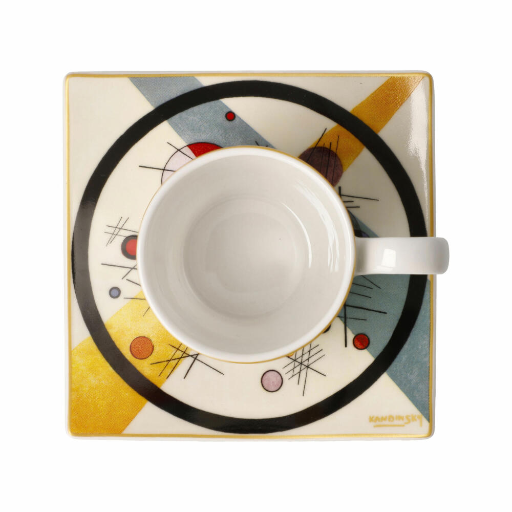 Goebel Circles in Circles - Espresso Cup Artis Orbis Wassily Kandinsky Colorful Fine Bone China 67100031