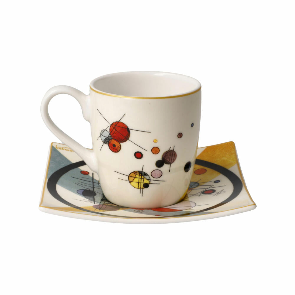 Goebel Circles in Circles - Espresso Cup Artis Orbis Wassily Kandinsky Colorful Fine Bone China 67100031