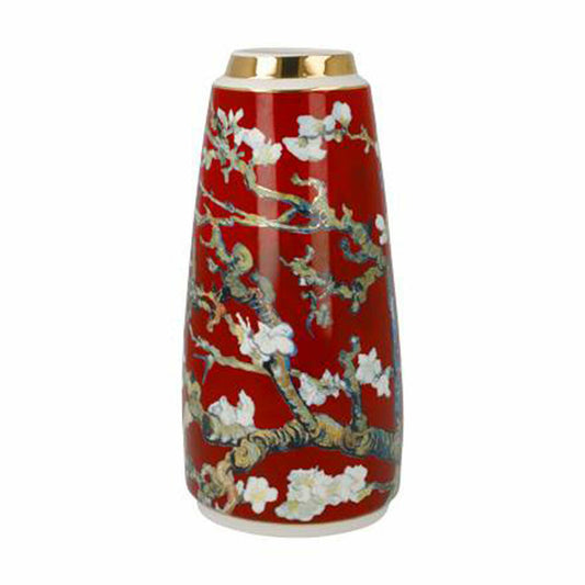 Goebel vase Vincent van Gogh - almond tree red, flower vase, decorative vase, porcelain, H 18.5 cm, 67062931