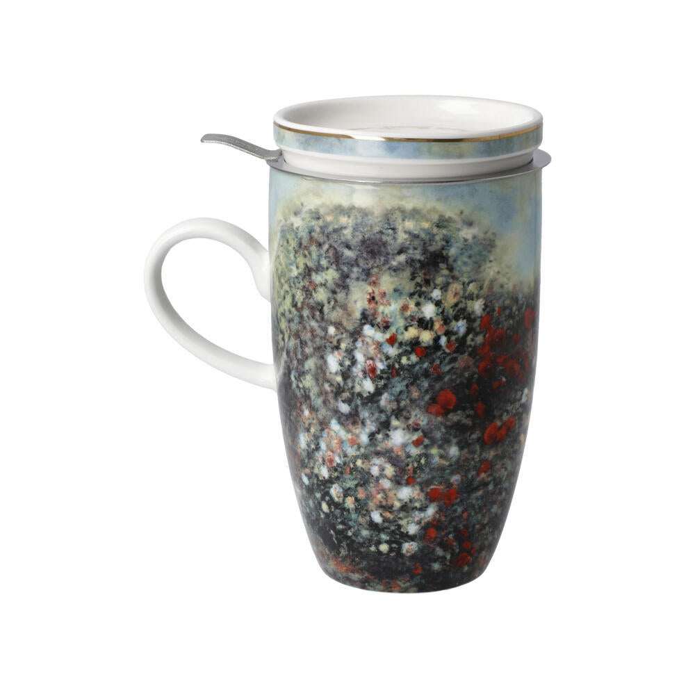 Goebel Teetasse mit Deckel und Sieb Claude Monet - Das Künstlerhaus, Artis Orbis, Fine Bone China, Bunt, 450 ml, 67063111