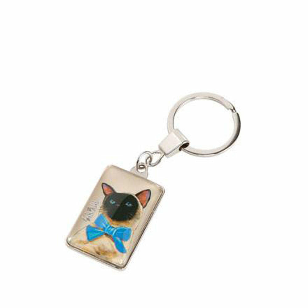 Goebel Cat - Keyring Artis Orbis Trish Biddle Colorful Metal Combo 67140131