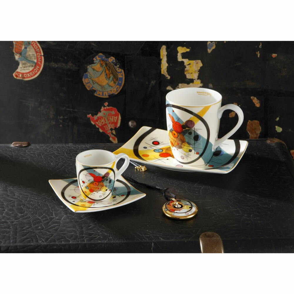 Goebel Circles in Circles - Espresso Cup Artis Orbis Wassily Kandinsky Colorful Fine Bone China 67100031