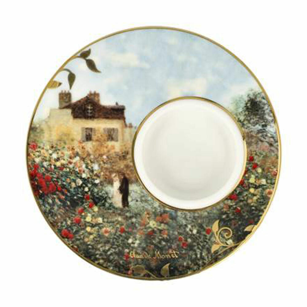 Goebel Candle Holder Claude Monet - The Artist's House, Tealight Holder, Porcelain, 67062781