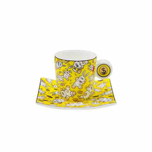 Goebel espresso cup Mauro Bergonzoli - Magic Bunny Gold, espresso cup, fine bone china, 67180041