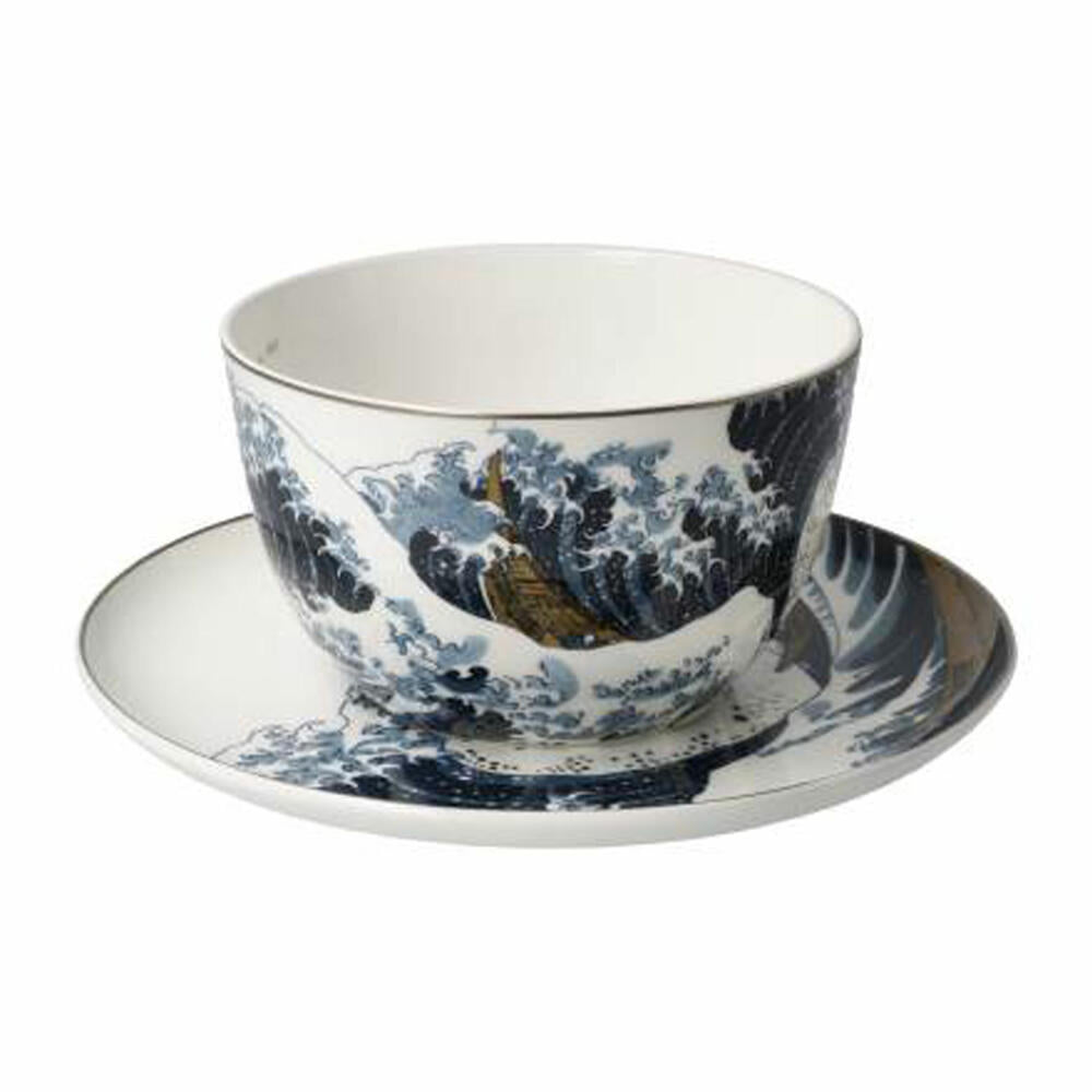 Goebel Milk Coffee Cup Hokusai - The Wave, Cup, Coffee Cup, Tea Cup, Fine Bone China, 67075011