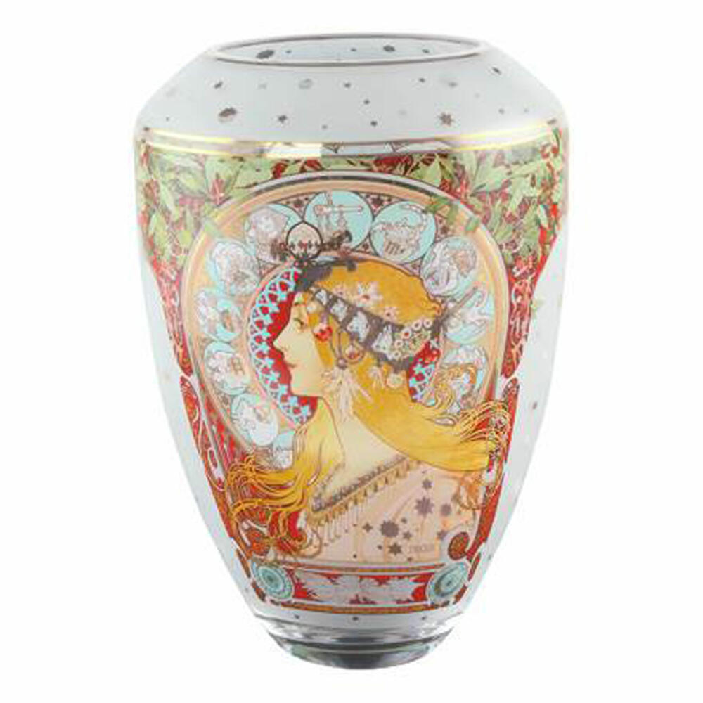 Goebel Vase Alphonse Mucha - Zodiac, Flower Vase, Decorative Vase, Glass, 67062741