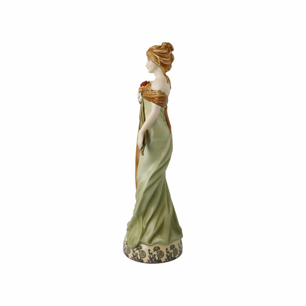 Goebel Figur Alphonse Mucha - Frühling 1900, Artis Orbis, Porzellan, Bunt, Limited Edition, 32.5 cm, 67061811